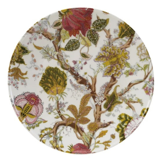 Vintage Stoneware Botanical Plates