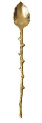 Twig Handle Brass Spoons