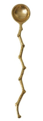 Twig Handle Brass Spoons