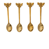 Bee Brass Spoon Set