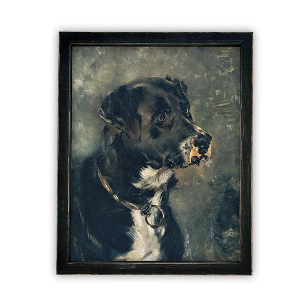 Portrait of a Dog (Black and White)