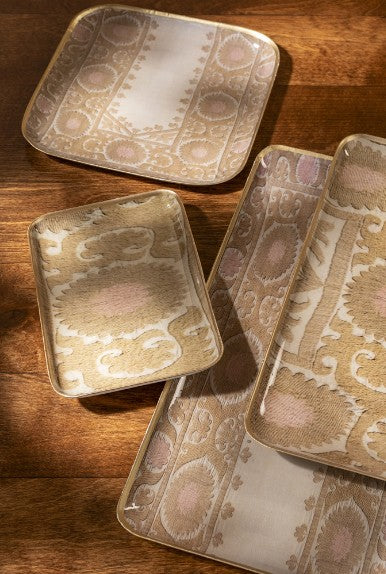 Sunrise Enameled Trays