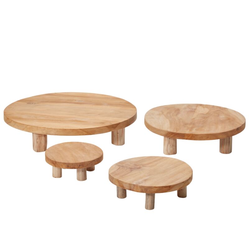 Carved Wooden Risers