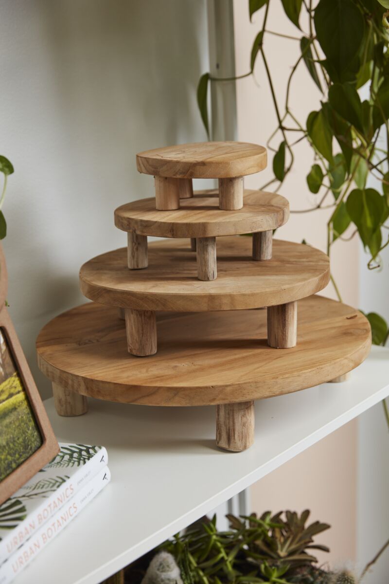 Carved Wooden Risers