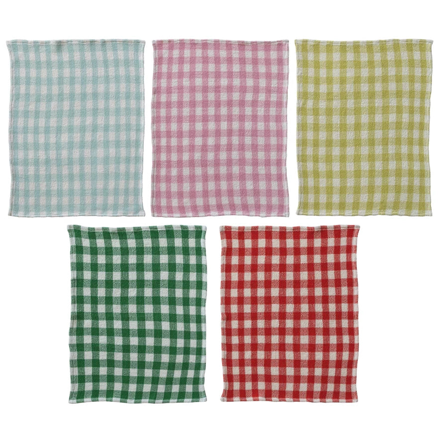 Gingham Cotton Tea Towel
