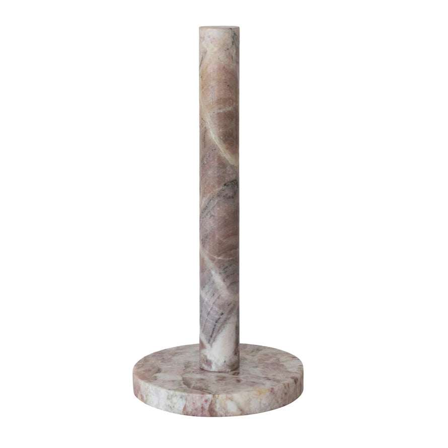 Pink Marble Towel Holder