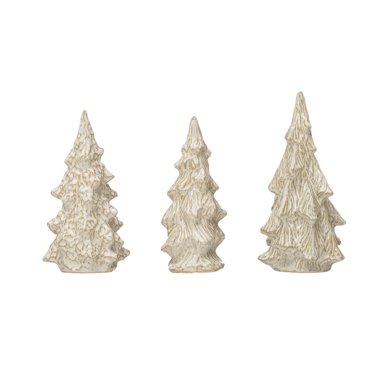 Small Stoneware Glazed Trees