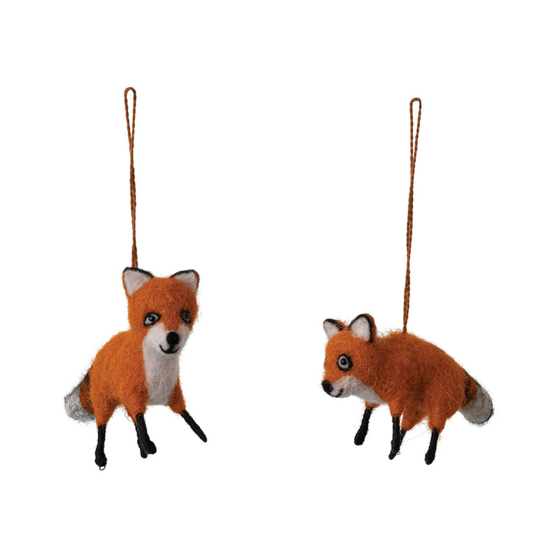 Felt Fox Ornament