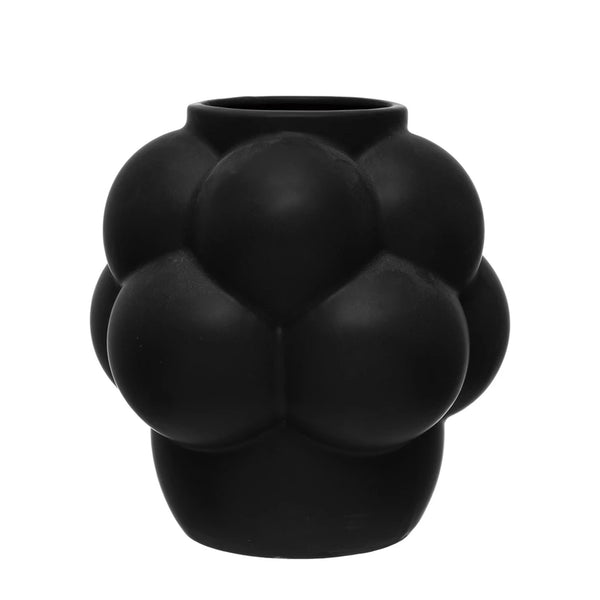 Black Raised Dot Vase