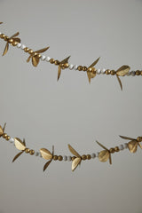 Vintage Brass Foliage Garland