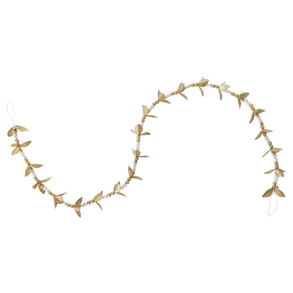 Vintage Brass Foliage Garland