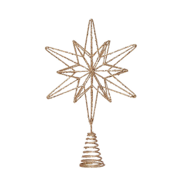 Champagne Glitter Tree Topper