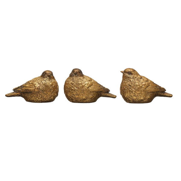 Gold Bird Figurines