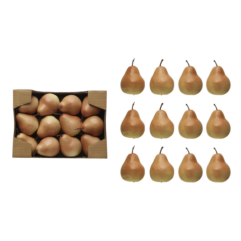 Faux Pears - Set of 12