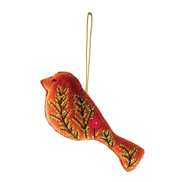 Multicolor Bird Ornament