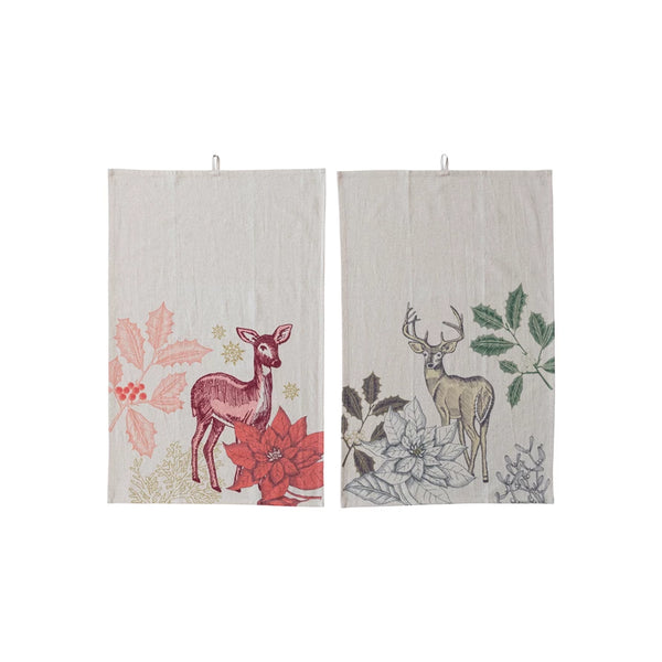 Deer Tea Towel