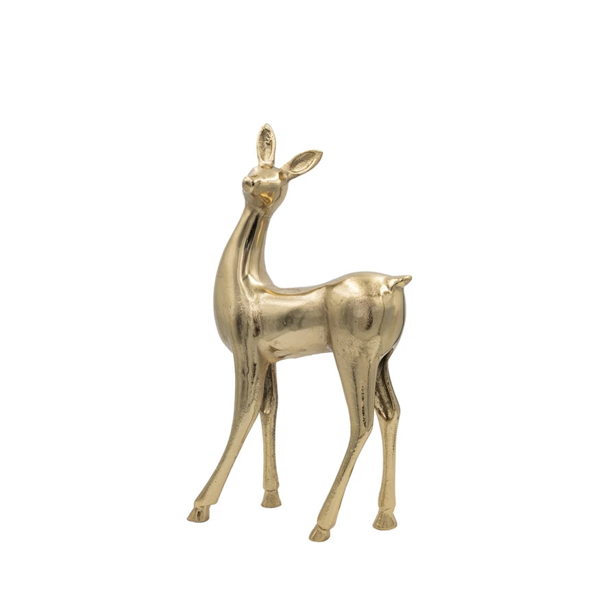 Large Gold Finish Reindeer
