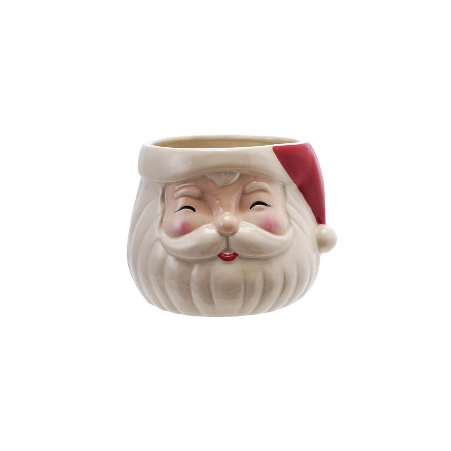 Santa Head Shaped Planter