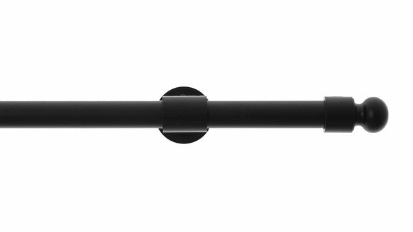Petite Metal Ball Finial Drapery Rod