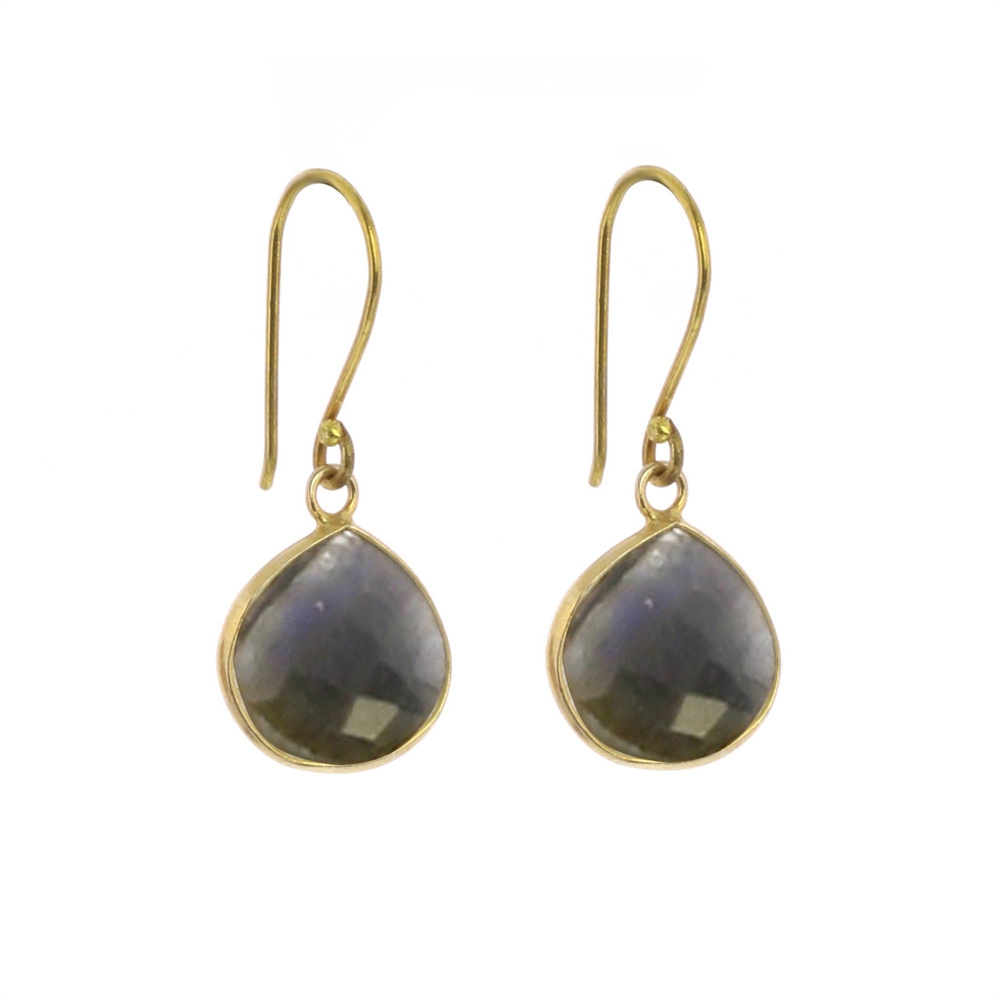 Real Labadorite Earrings