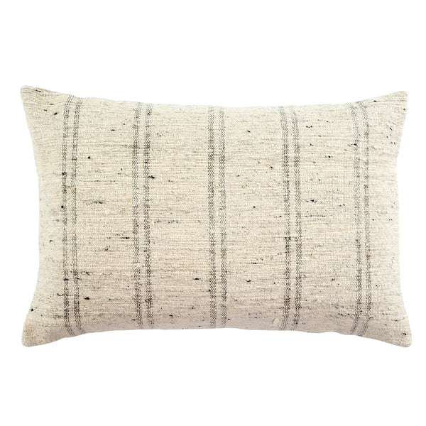 Luciana Grey Slub Pillow
