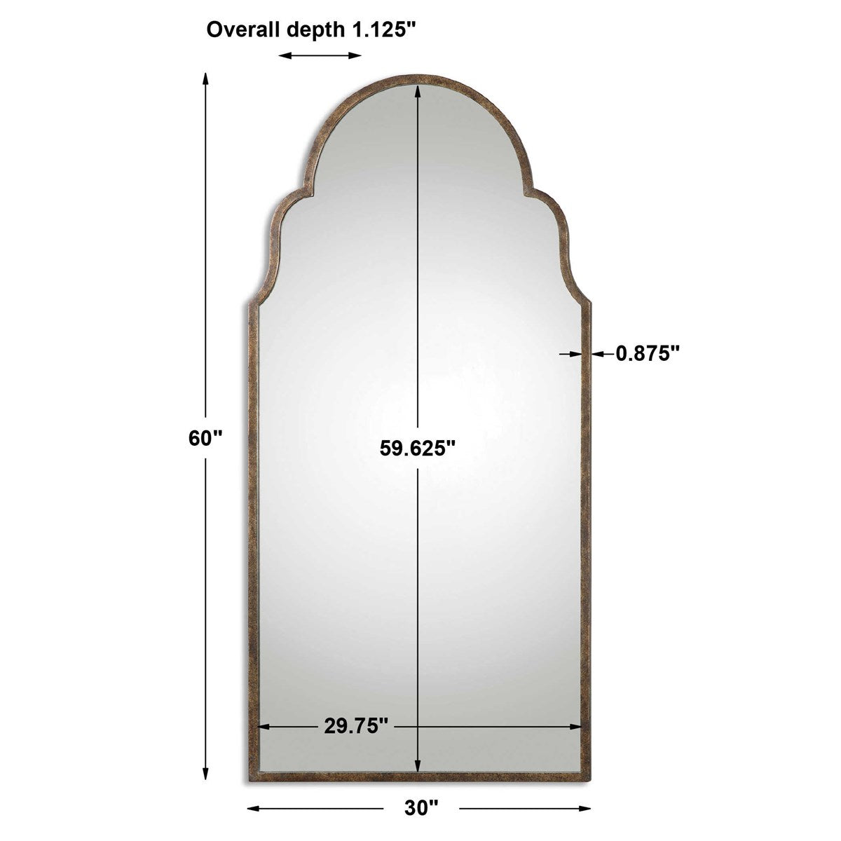 Brixton Arched Mirror