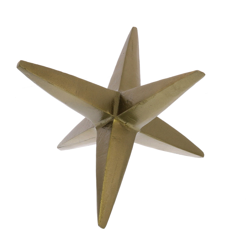 Six Point Brass Gold Star