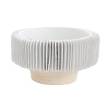 Ridged Round Compote