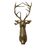Sammy The Stag Antique Gold Wall Mount