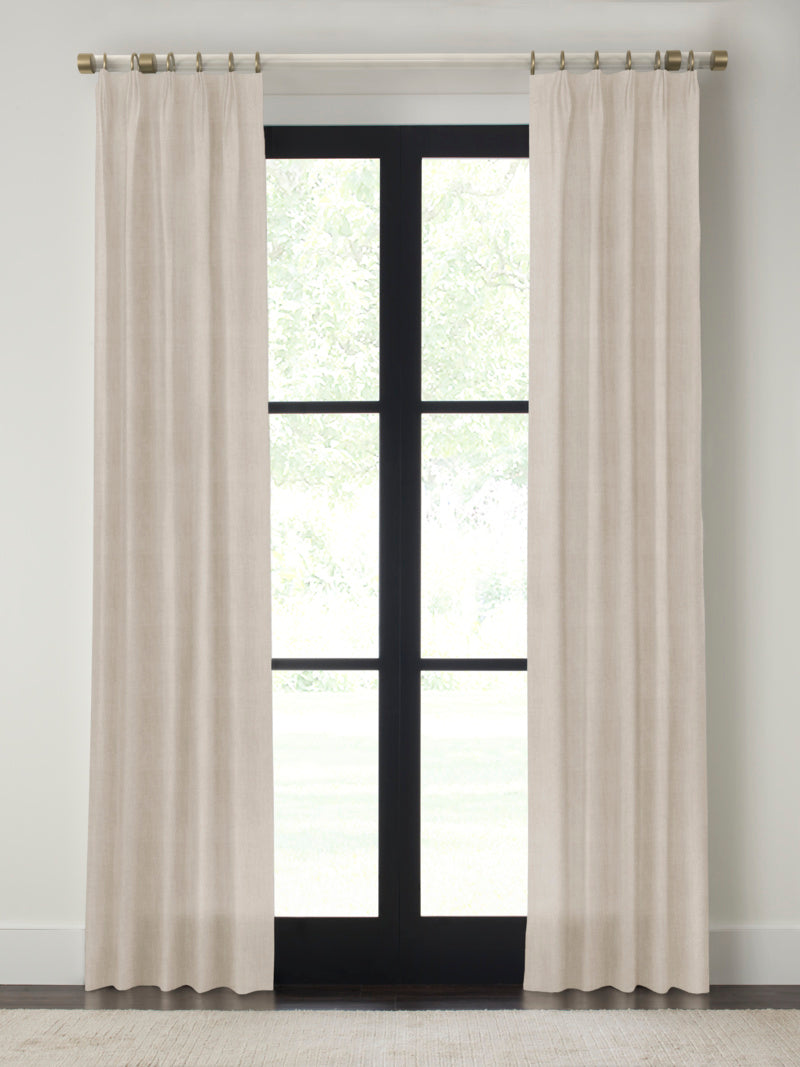 Grey Euro Pleat Panel