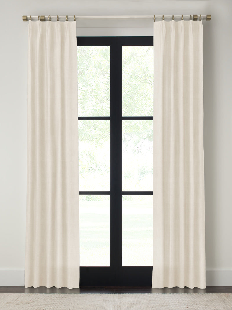 White Euro Pleat Panel