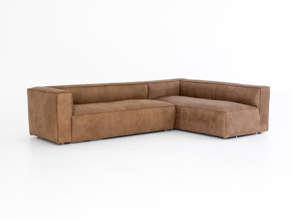 Norris Leather Sectional