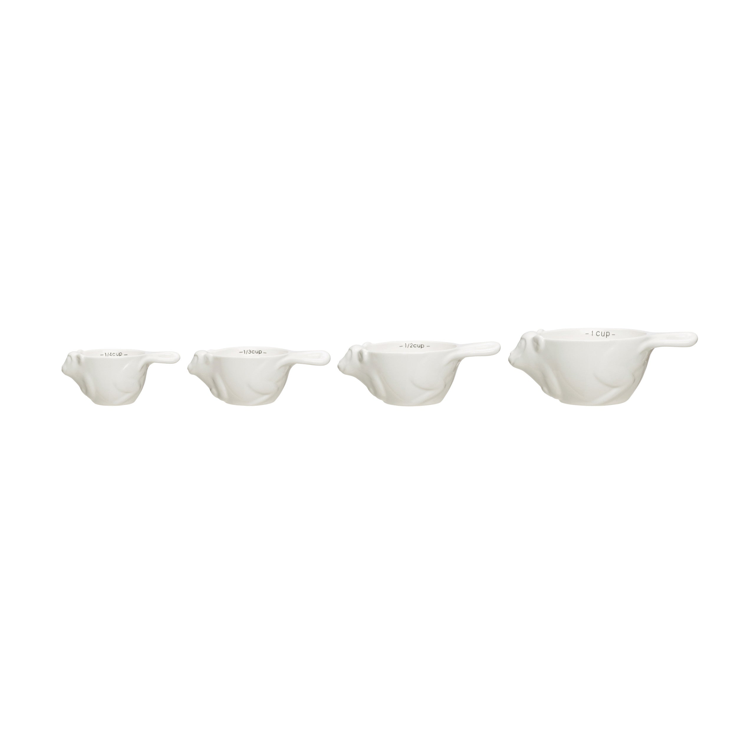 Stoneware Monkey Measuring Cups