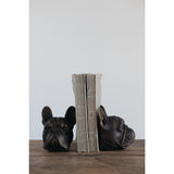 French Bulldog Bookend with Antique Finish