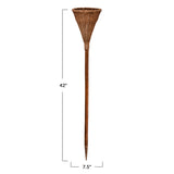 Rattan Bird Feeder Yard Stake