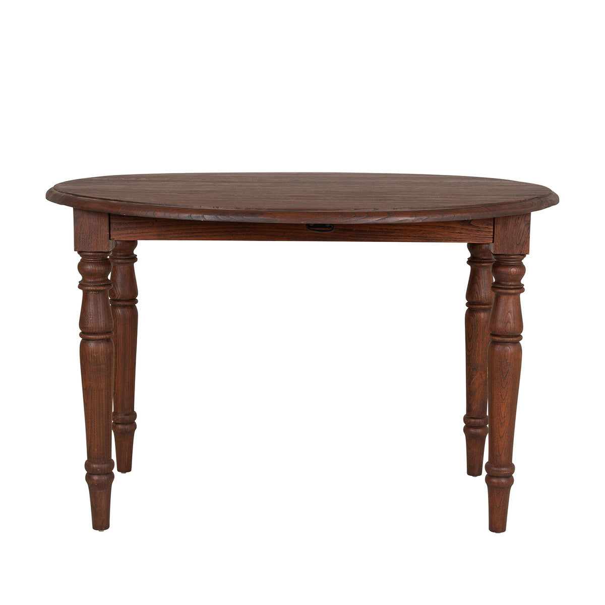 Dark Wood Rustic Drop Leaf Table
