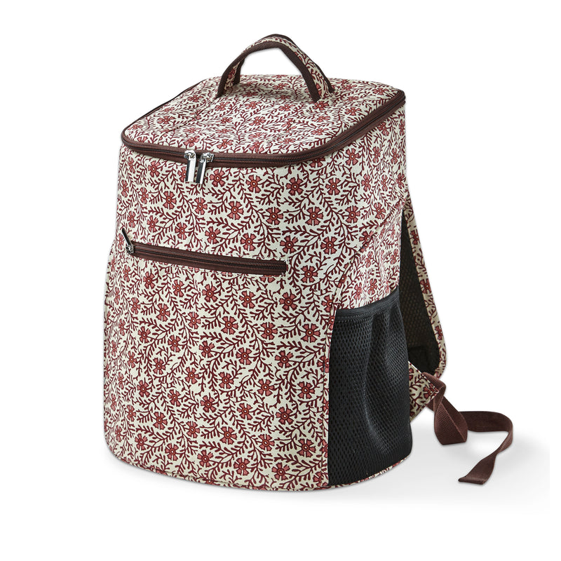 Floral Insulated Cooler Tote