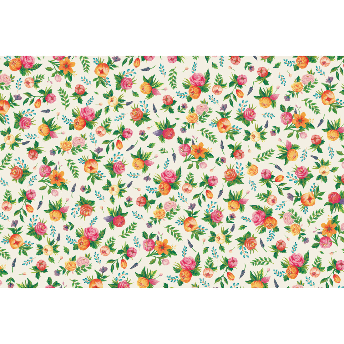 Floral Garden Paper Placemats