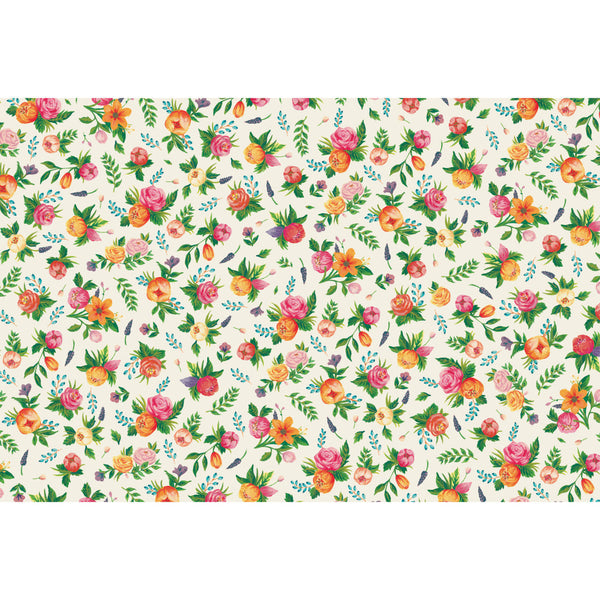 Floral Garden Paper Placemats
