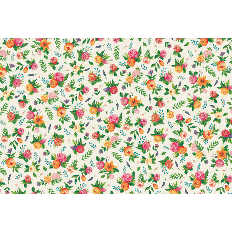 Floral Garden Paper Placemats