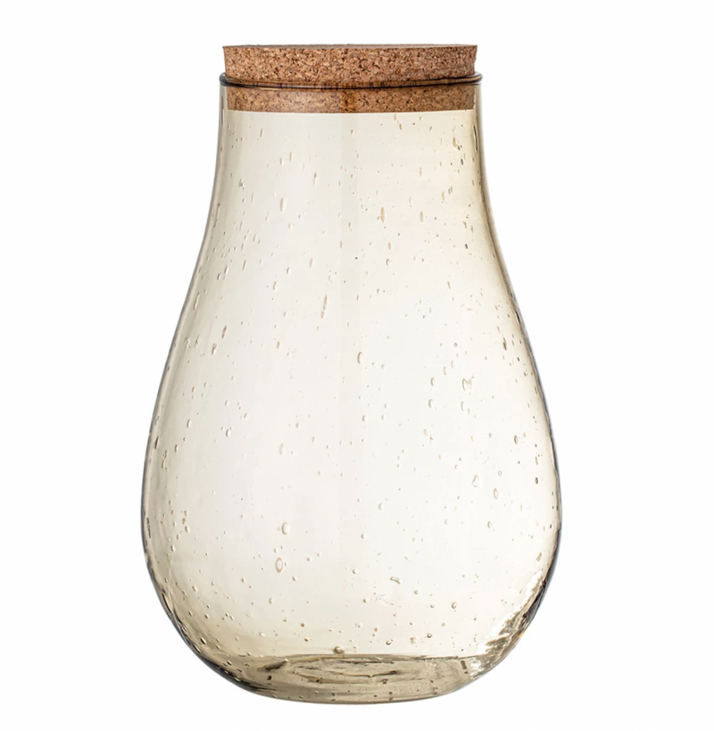 Glass Jar w/ Cork Lid