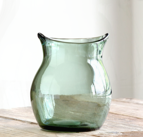 Green Valley Glass Vase