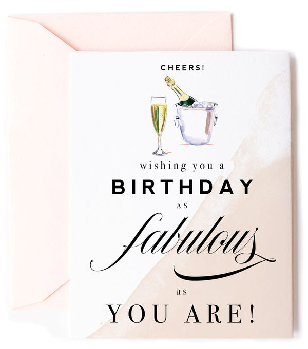 Cheers! Fabulous Birthday Card