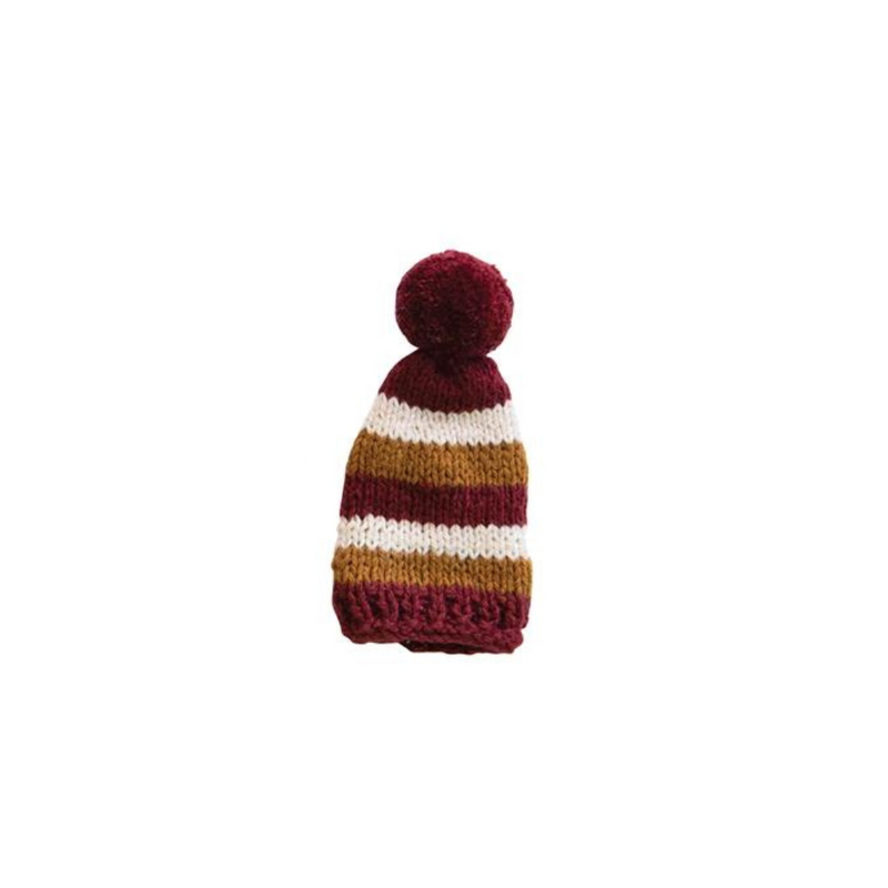 Knitted Hat Bottle Topper