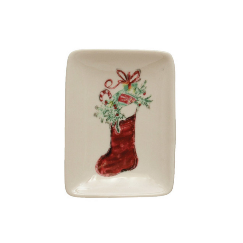 Holiday Stoneware Dish