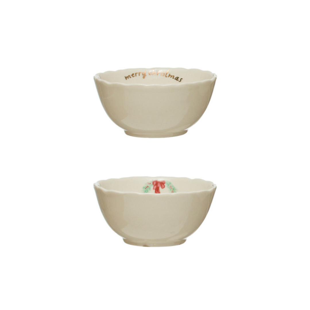 Holiday Stoneware Bowl