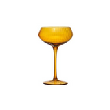 Colored Stemmed Coupe Glass