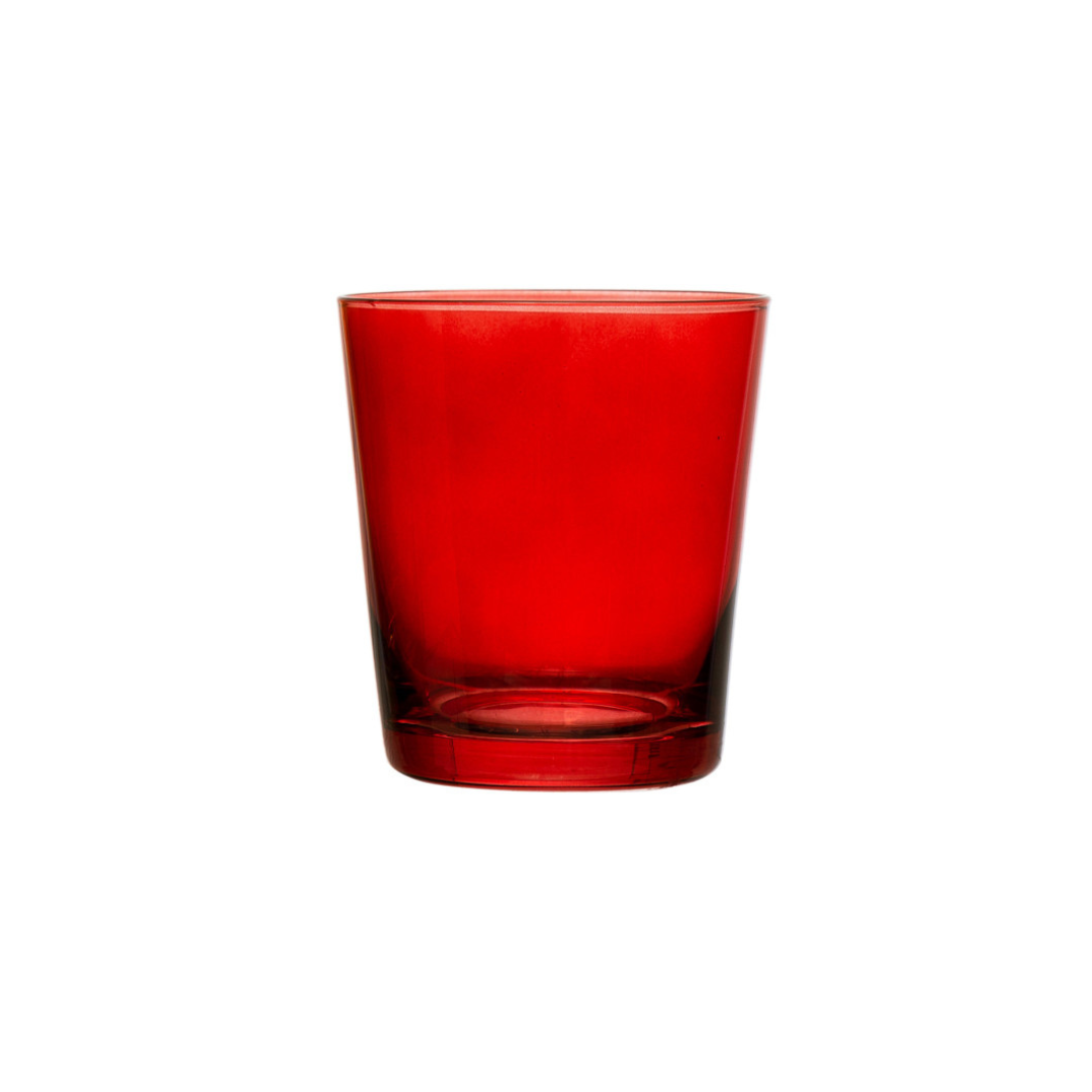 Colored Low Ball Drinking Glass