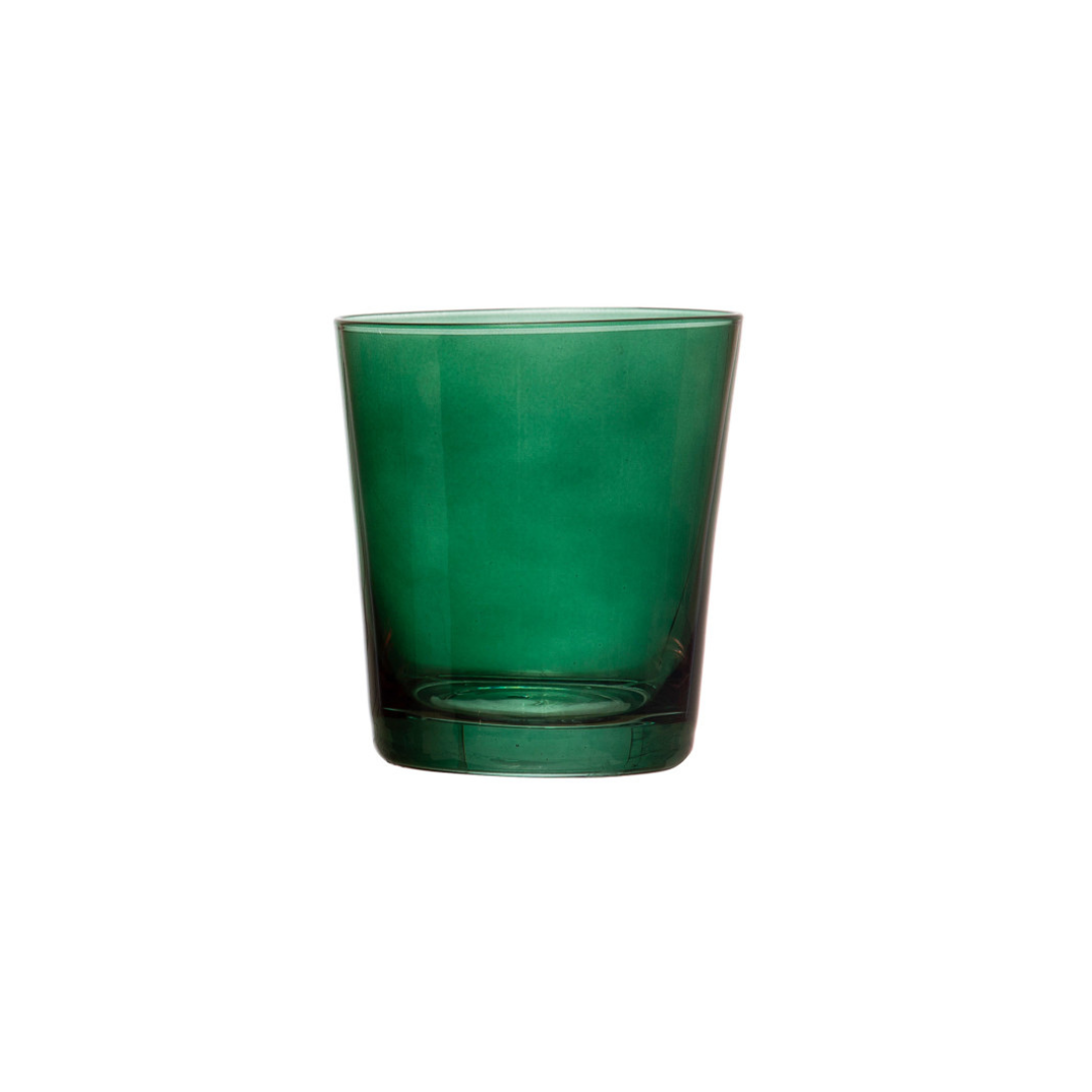 Colored Low Ball Drinking Glass