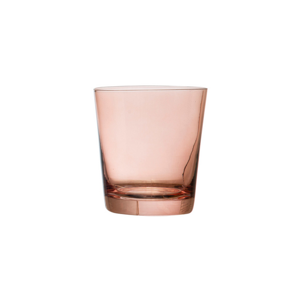 Colored Low Ball Drinking Glass